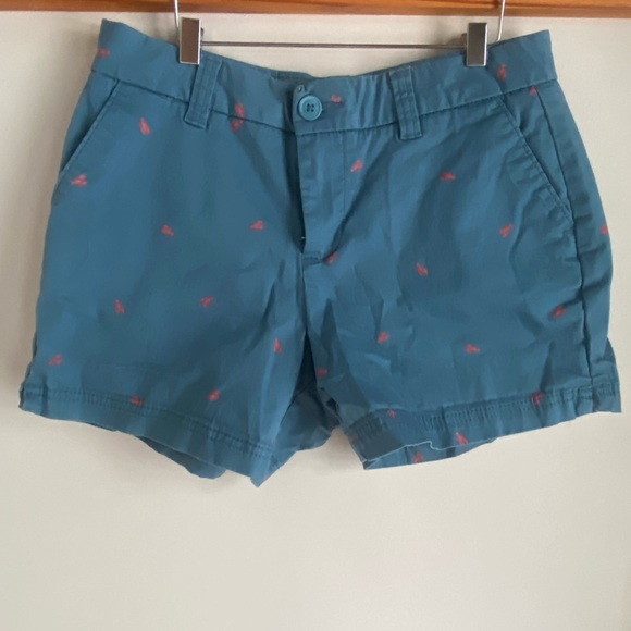 Magellan Outdoors Teal Shorts with Pink Details - Picture 1 of 3